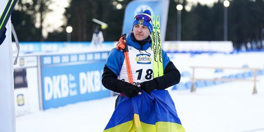 Дмитрий Пидручный — бронзовый призер Кубка мира 2024/25 в мужской эстафете (Фото: nordicfocus)