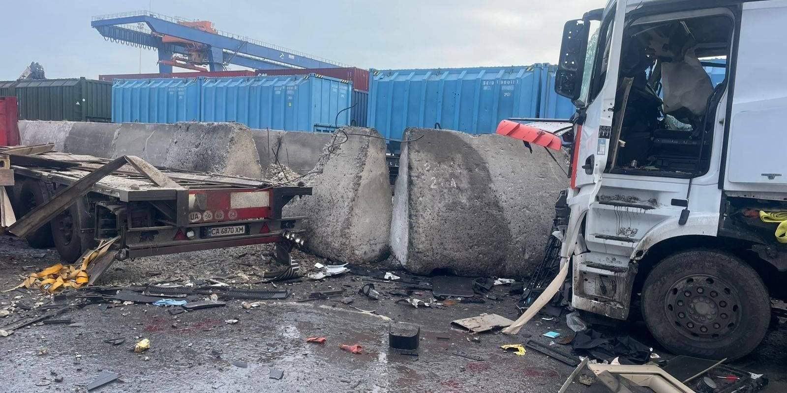 Aftermath of Jan. 7 attack on Odesa Oblast (Photo: Oleksii Kuleba  / Telegram)