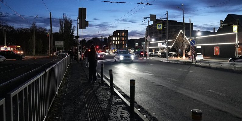 Dnipro City in blackout (Photo: Suspilne)