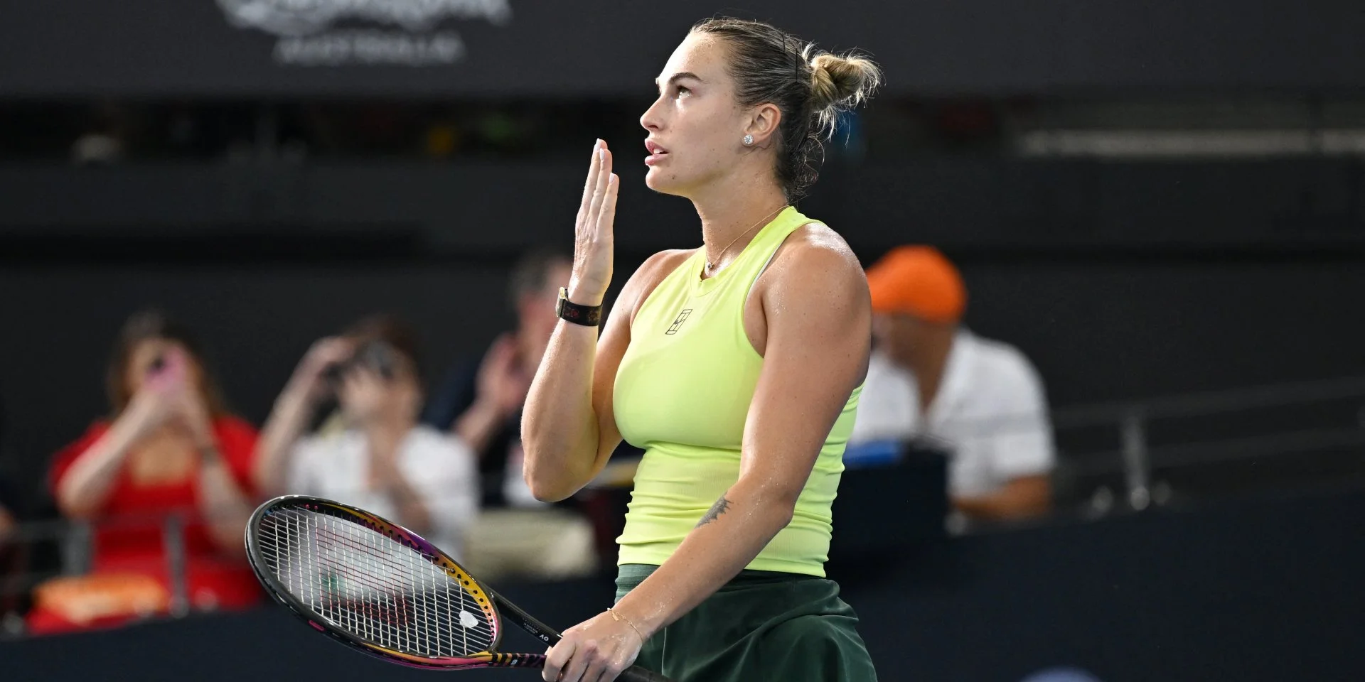 Арина Соболенко обратилась к Марте Костюк (Фото: REUTERS/Dan Peled)