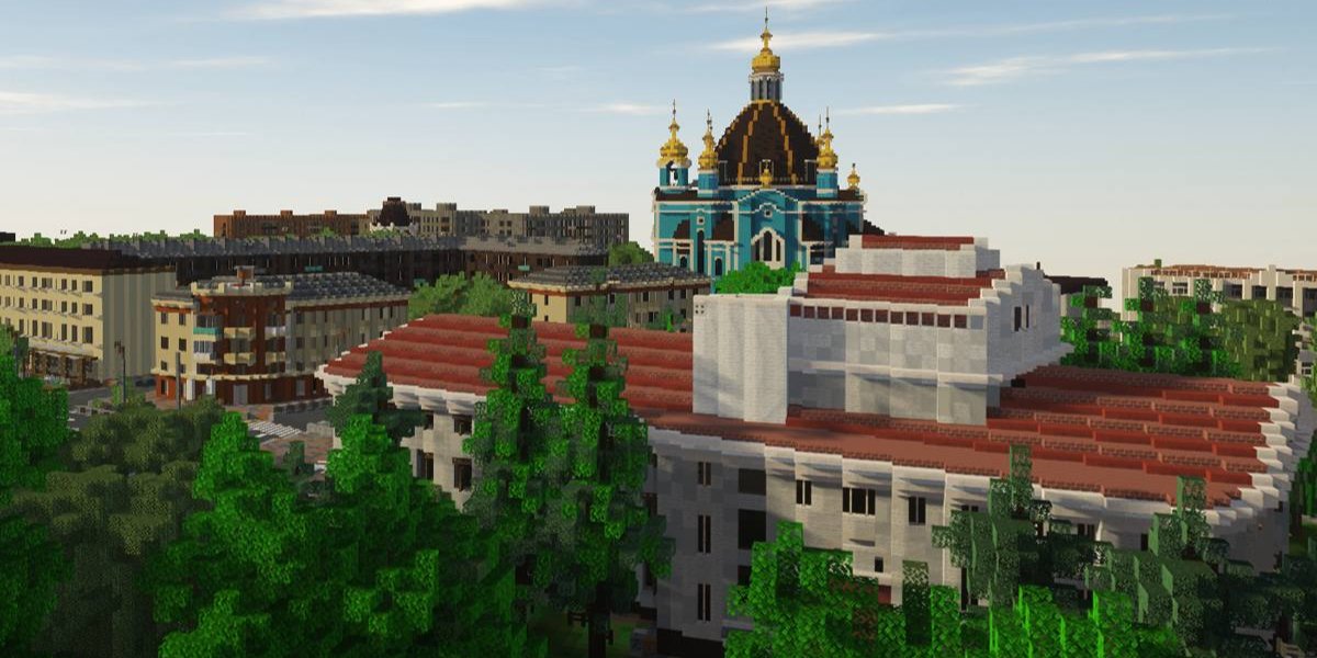 У Minecraft будують український Маріуполь (Фото: Маріупольська міська рада/Telegram)