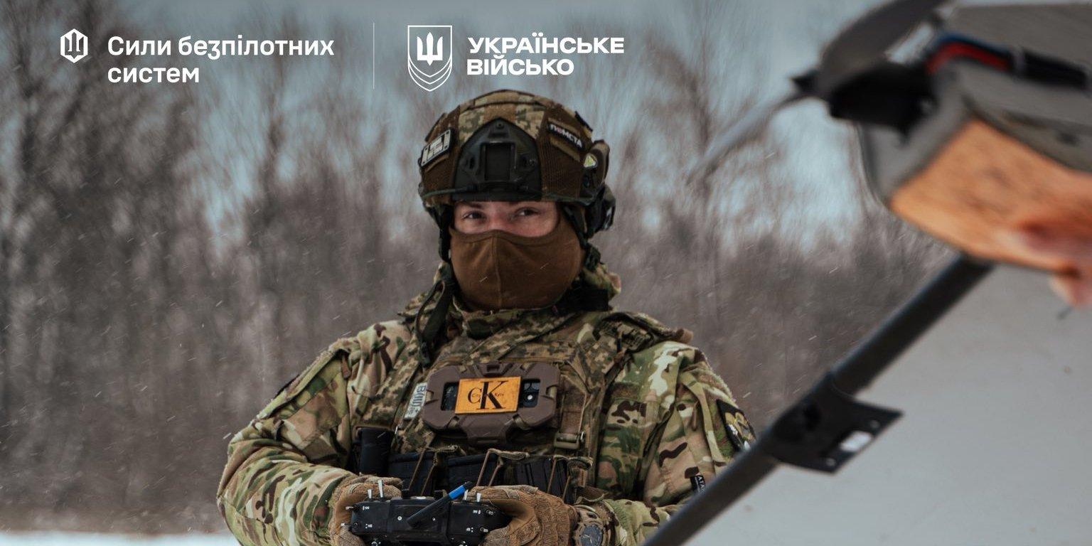 A fighter from the USF's Rarog brigade prepares a drone for a combat mission (Photo: The Ukrainian Armed Forces' Unmanned Systems Forces via Facebook)