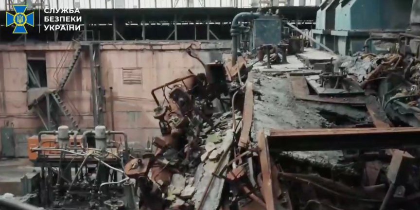 Наслідки російських точкових ударів по об'єктах енергетики України взимку у 2025−2026 роках (Фото: Скриншот відео / СБУ)