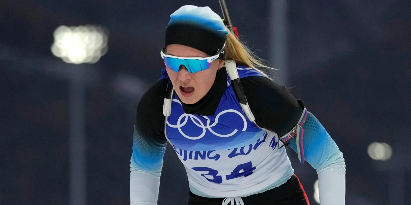 Укалек Астрі Слеттемарк виступала у складі збірної Данії на Олімпіаді-2022 (Фото: AP)