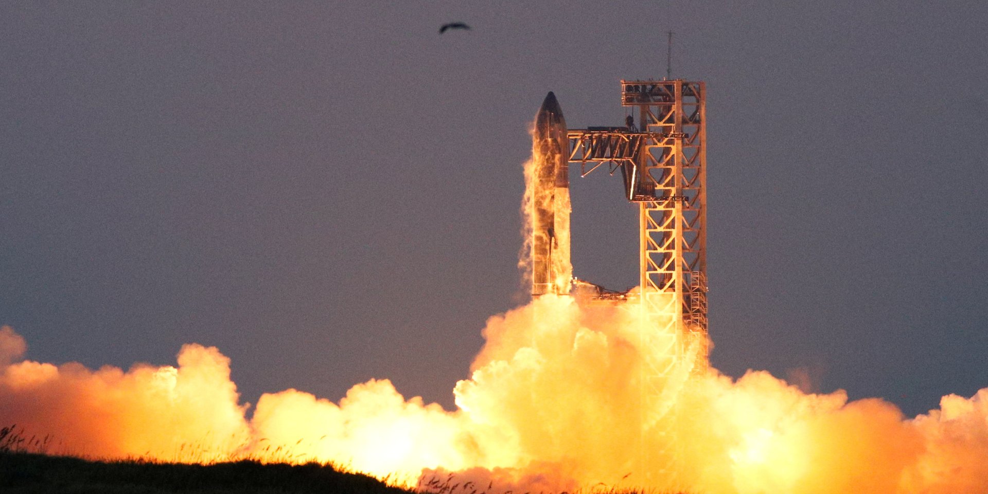 Випробування ракети Starship, 13 жовтня 2024 року (Фото: REUTERS/Kaylee Greenlee Beal/File Photo)