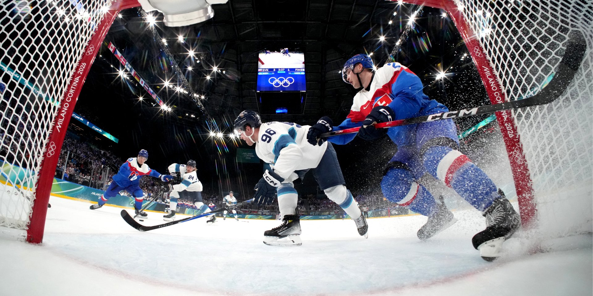 У першому матчі Ігор олімпійські чемпіони фіни програли Словаччині (Фото: REUTERS/Mike Seager/Pool)