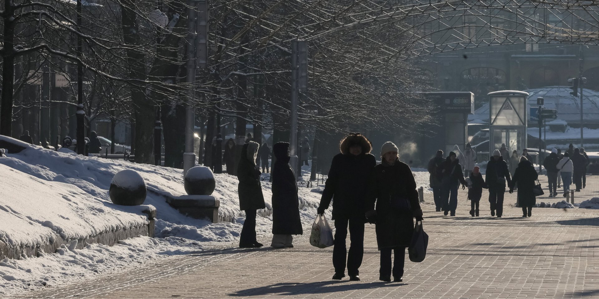 Зимовий день в Києві (Фото: REUTERS/Gleb Garanich)