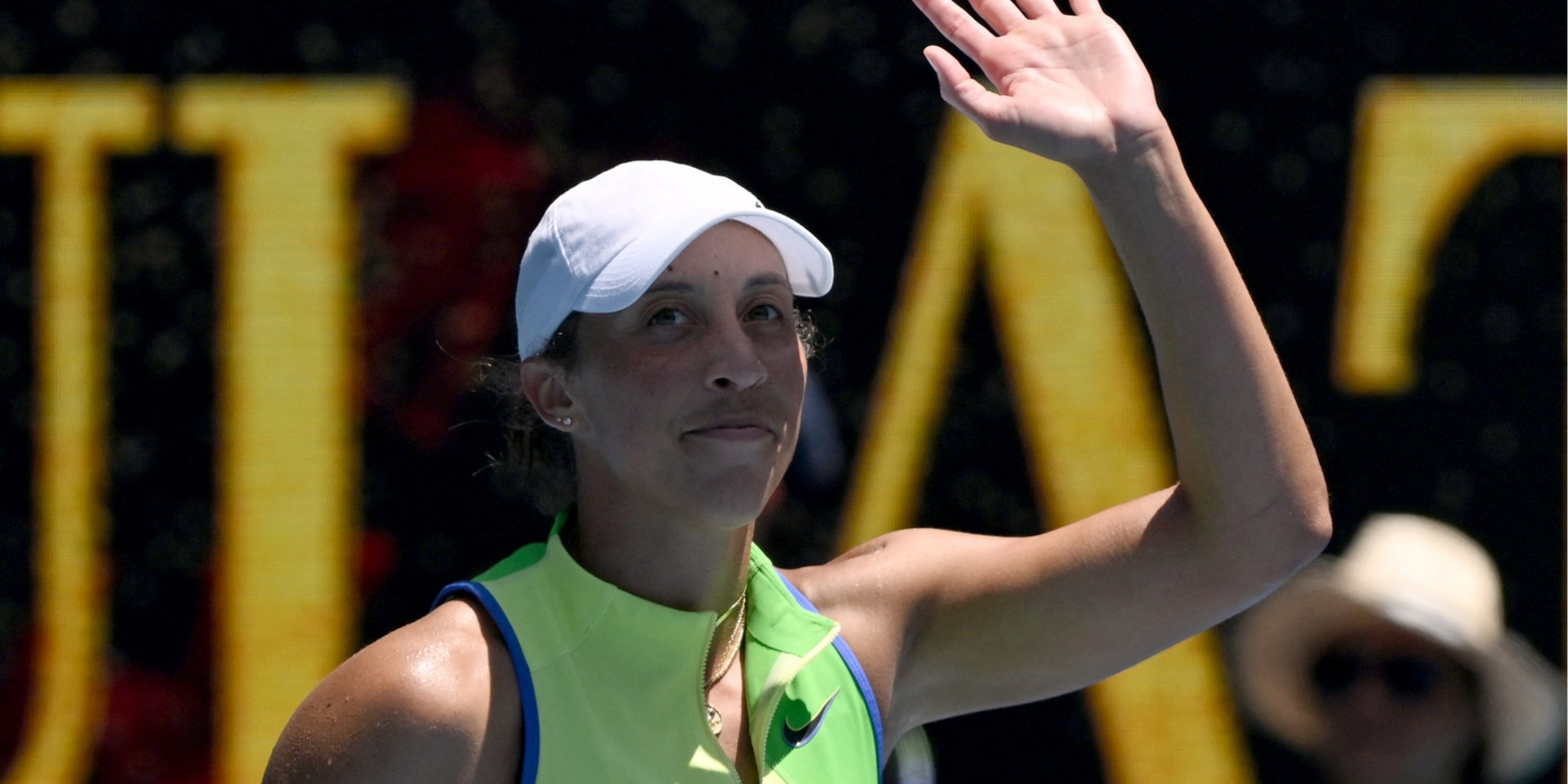 Madison Keys hailed Oleksandra Oliynykova (Photo: REUTERS/Jaimi Joy)