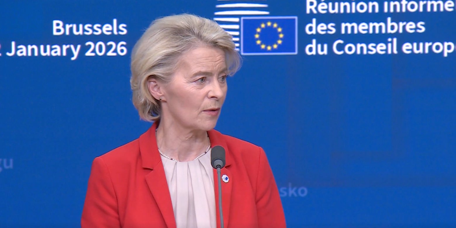 According to von der Leyen, the list of such equipment could include European-built icebreakers (Photo: x.com/eucopresident)