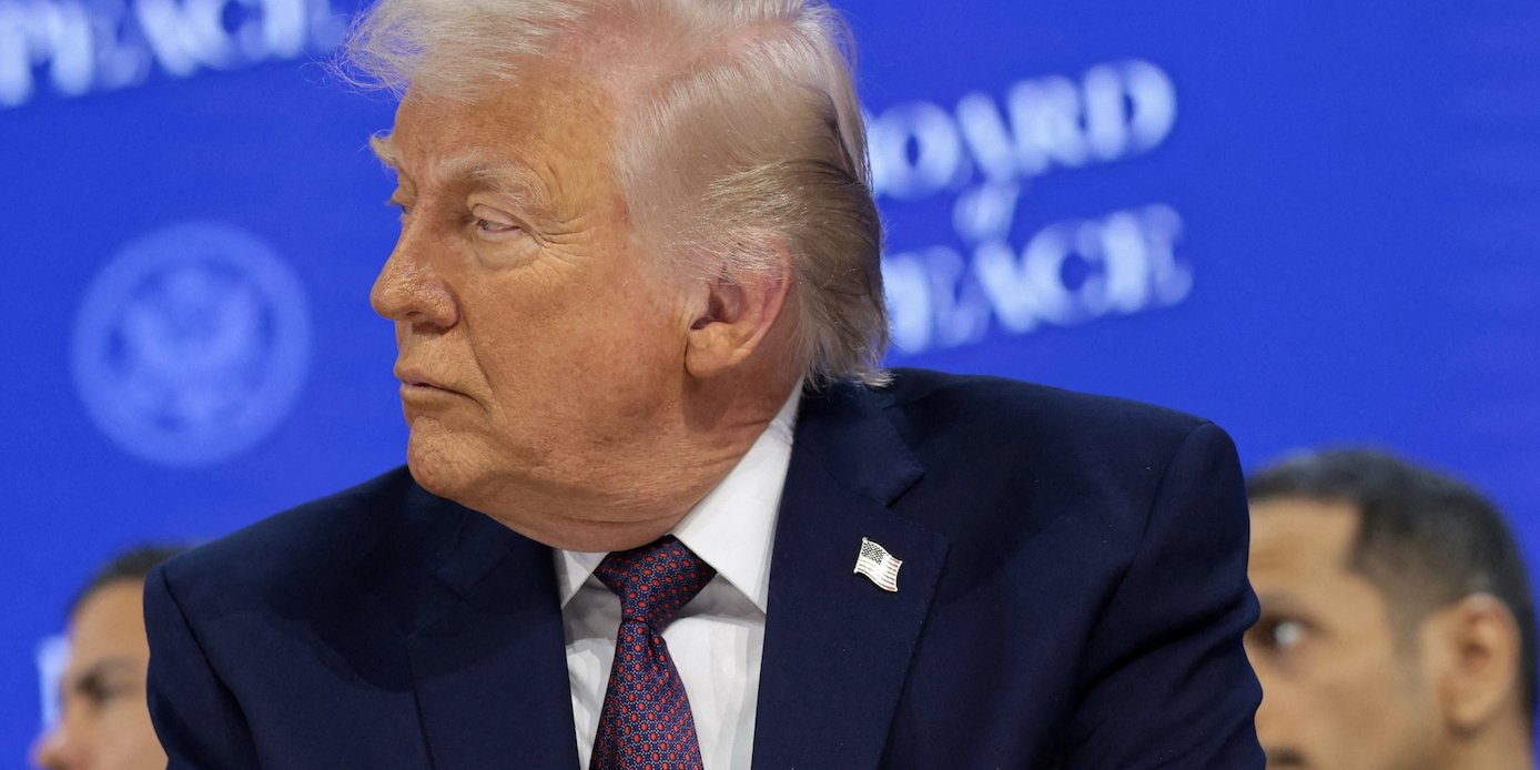 Documents establishing the Trump-led Peace Council were signed on Jan. 22. (Photo: REUTERS/Jonathan Ernst)