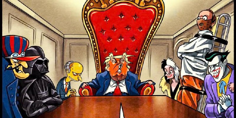 Карикатура на Раду миру Трампа (Фото: The Guardian)