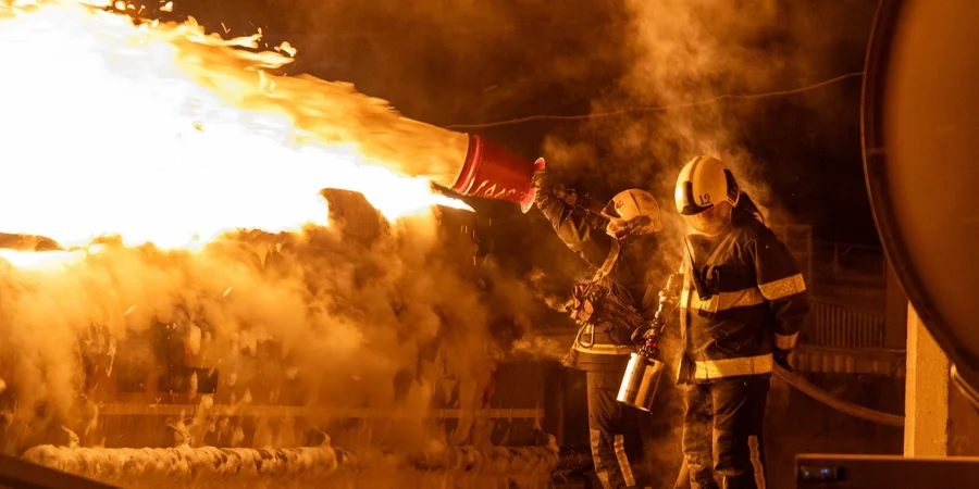 Працівники ДСНС ліквідовують наслідки ракетно-дронового удару РФ по Києву 24 січня 2026 рік (Фото: Головне управління ДСНС України у м.Києві/Facebook)
