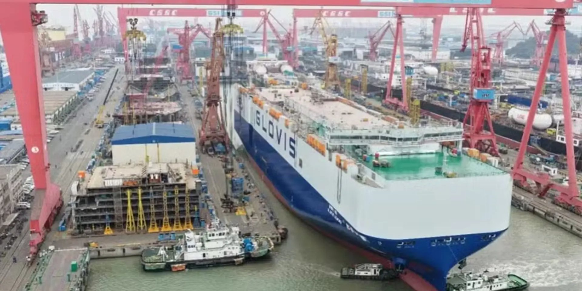 10 800-місний автовоз на подвійному паливі LNG від Guangzhou Shipyard International (Фото: Guangzhou Shipyard International (GSI))
