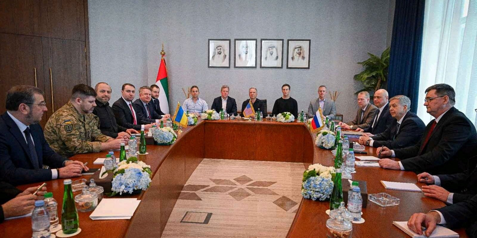 Trilateral talks between Ukraine, the US, and Russia in Abu Dhabi, January 24, 2026 (Photo: Uae Government/Handout via REUTERS)