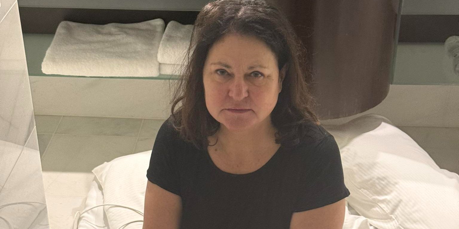 Катарина Матернова провела ночь в ванной в Киеве (Фото: Katarina Mathernova/Facebook)