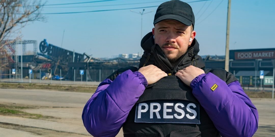 Съемочная группа Суспільне Дніпро попала под российскую атаку (Фото: Институт Массовой Информации/Facebook)