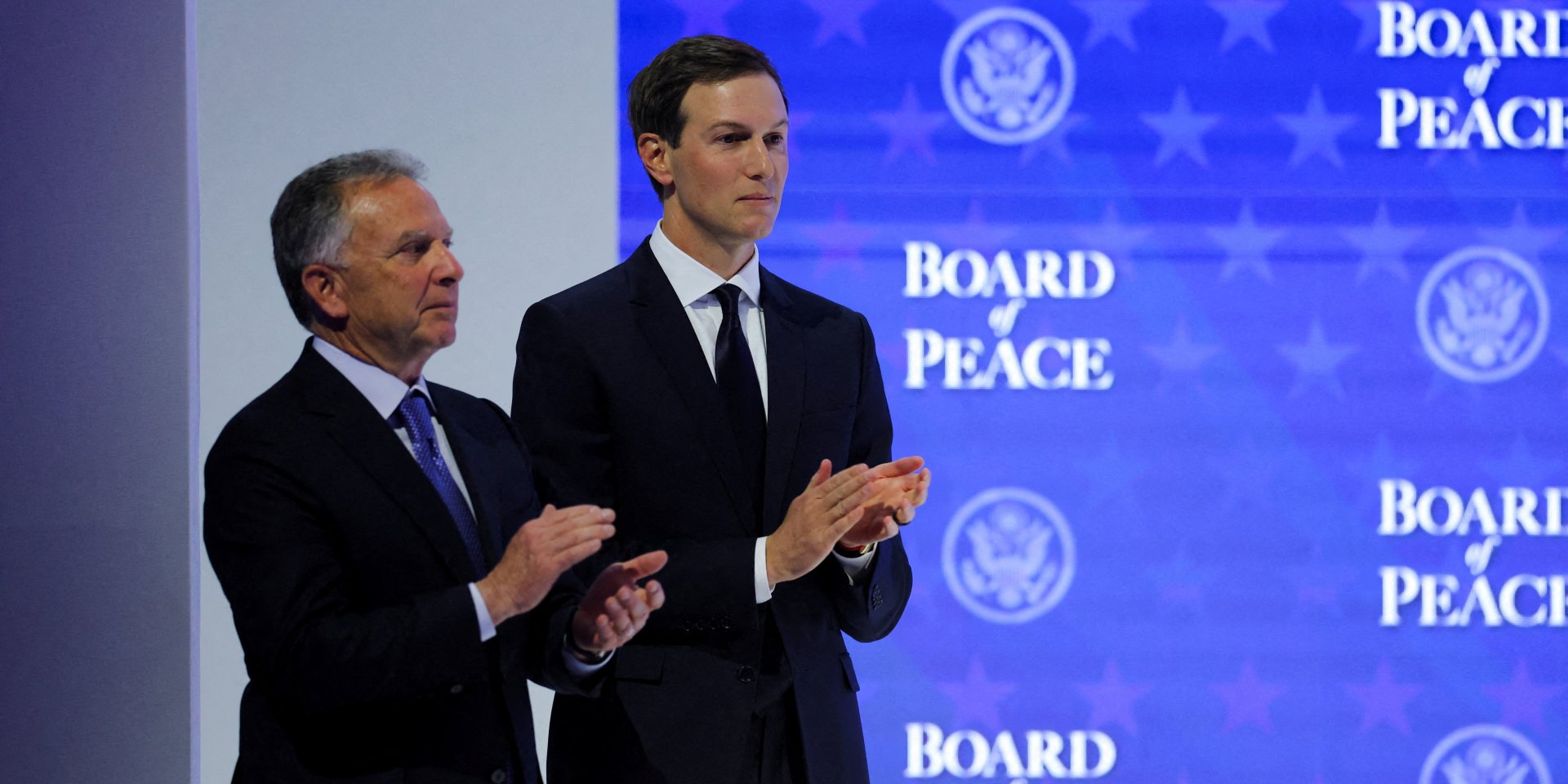 Стів Віткофф та Джаред Кушнер (Фото: REUTERS/Denis Balibouse)