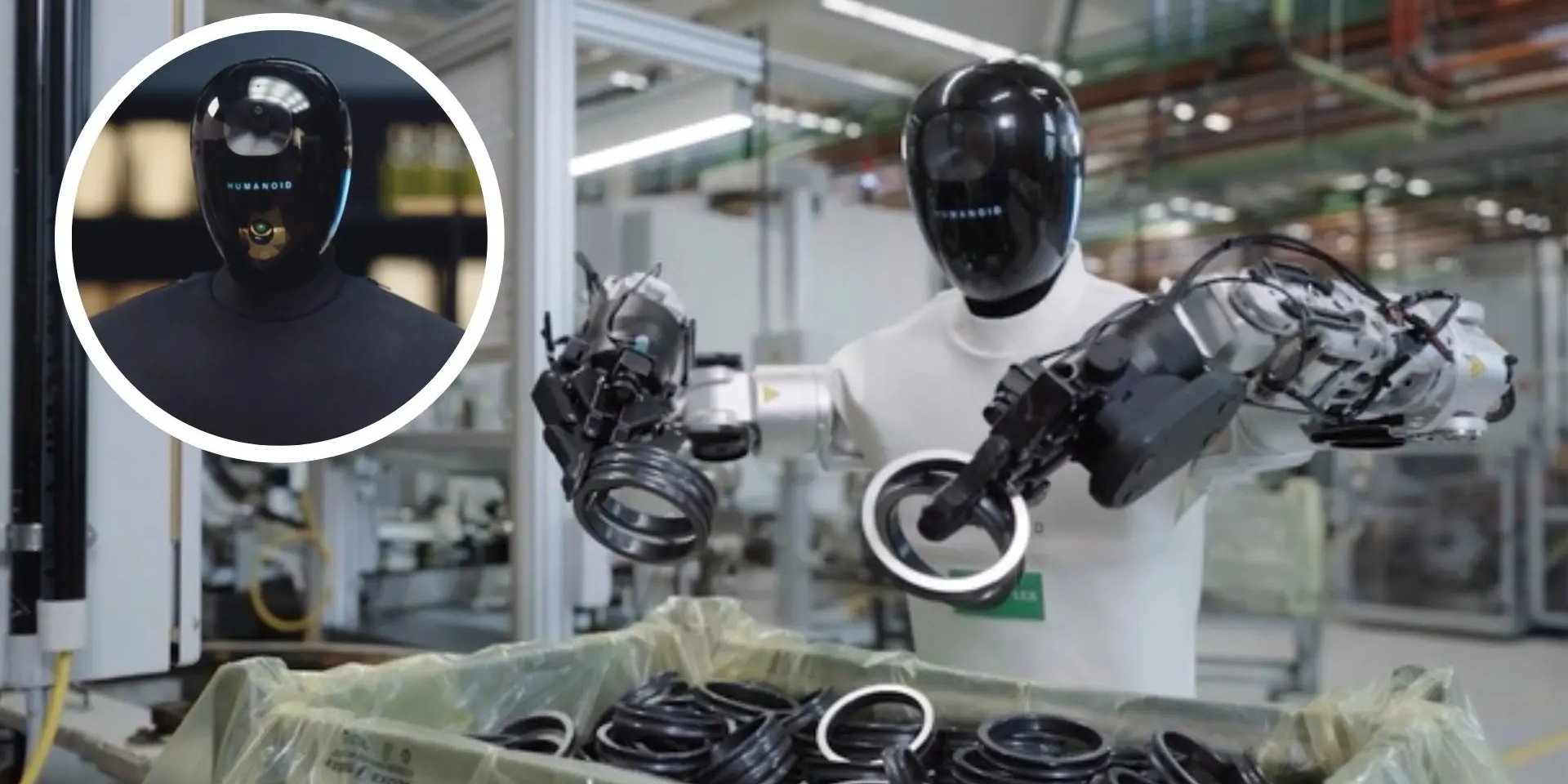 Робот за роботою (Фото: HUMANOID)