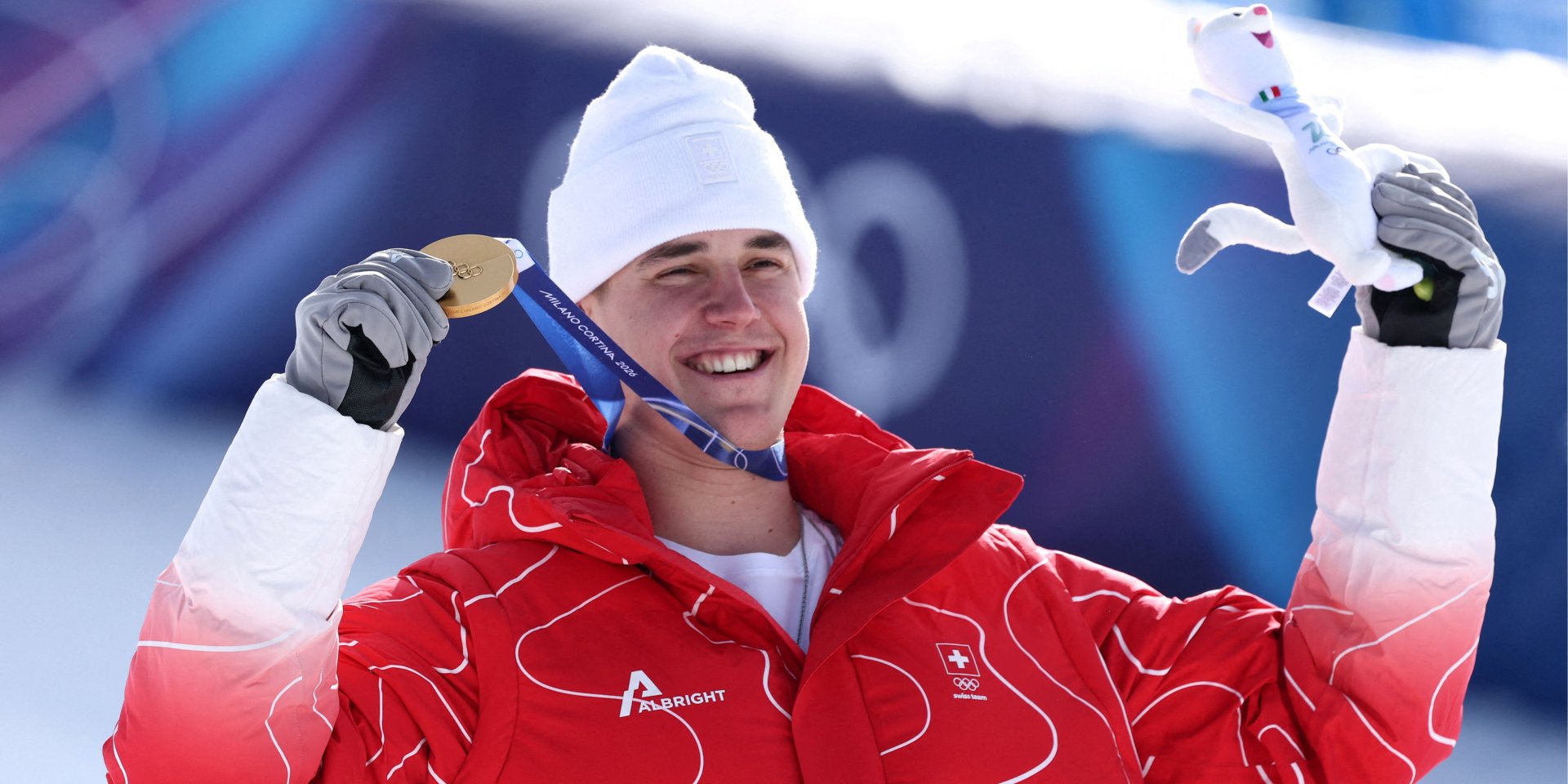 Першу медаль Олімпіади-2026 виграв Франьо фон Алльмен (Фото: REUTERS/Gintare Karpaviciute)