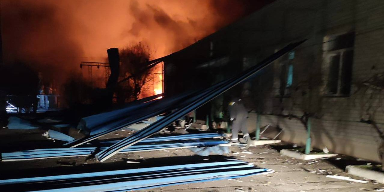 Aftermath of a Russian attack on Odesa Oblast, Feb. 10 (Photo: Oleh Kipper / Telegram)