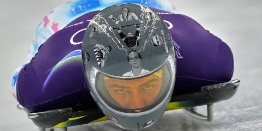 Before the start of the 2026 Games, Heraskevych trained wearing a special helmet (Photo: REUTERS/Athit Perawongmetha)