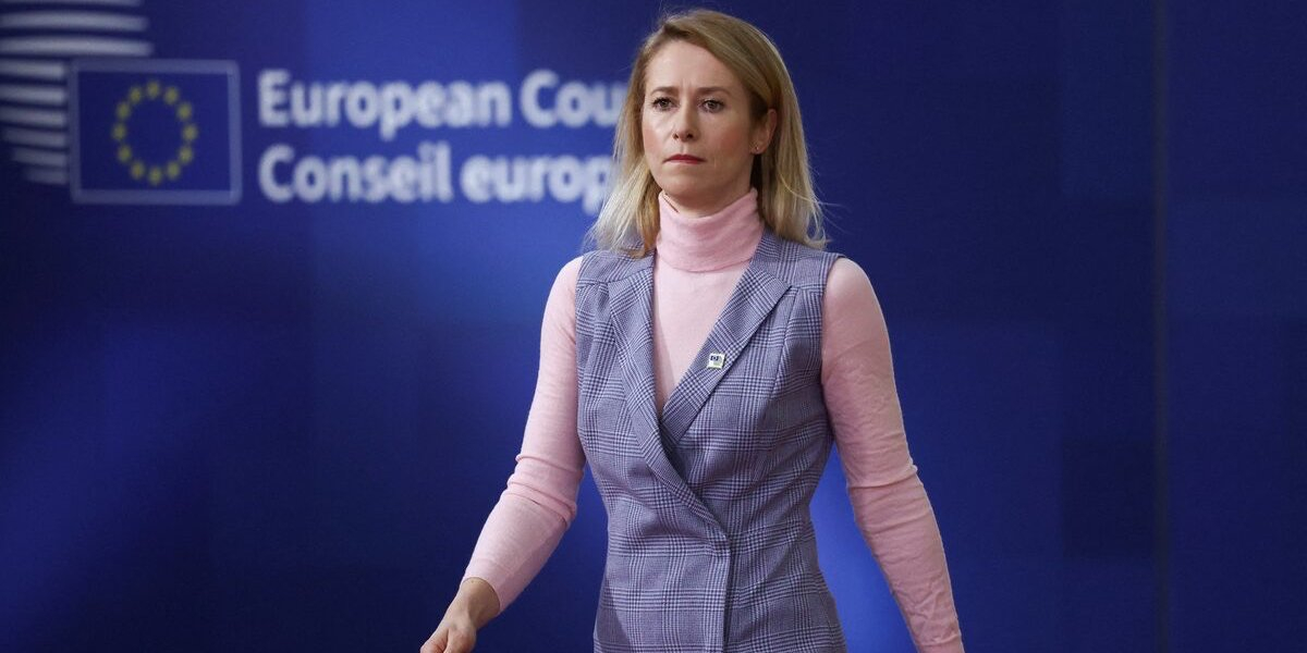 Kaja Kallas reacts to booing of JD Vance at Milan Olympics opening ceremony (Photo: REUTERS/Yves Herman)