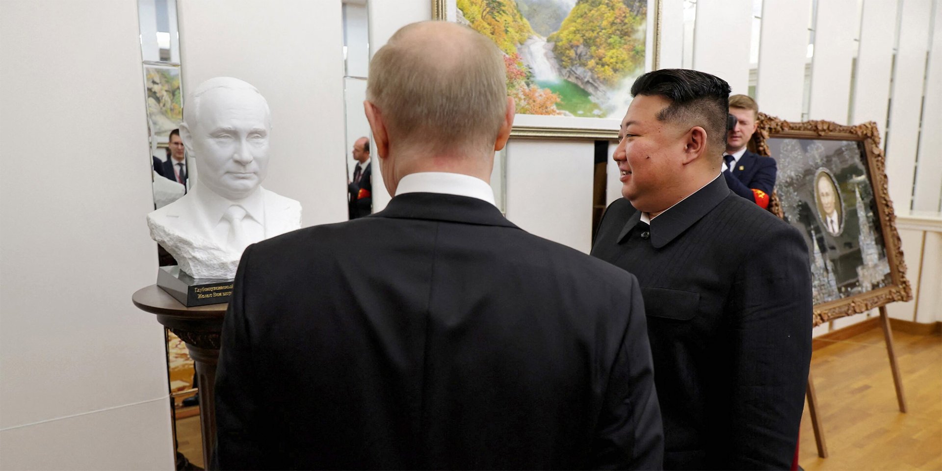 Диктаторы Владимир Путин и Ким Чен Ын и Ким Чен Ын (Фото: Рейтер)