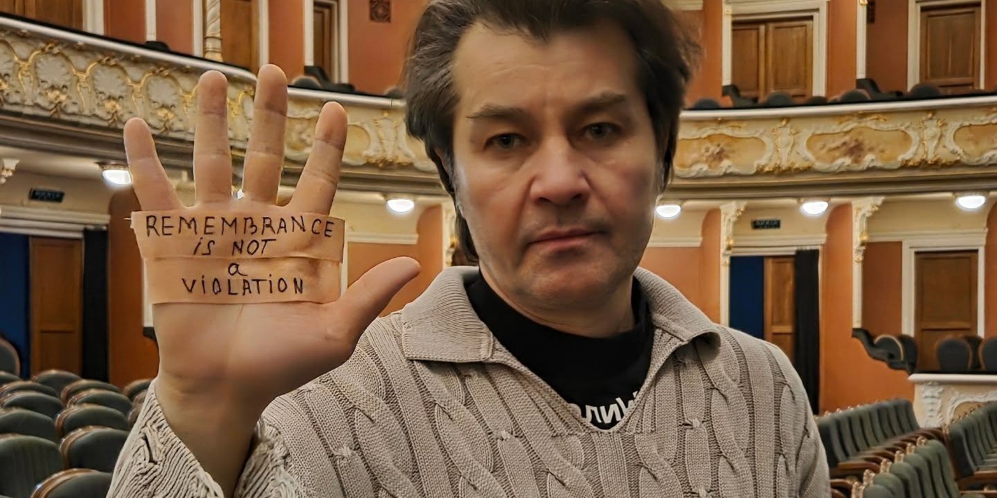 Євген Нищук підтримав українського олімпійця Владислава Гераскевича (Фото: Національний академічний драматичний театр імені Івана Франка/Facebook)