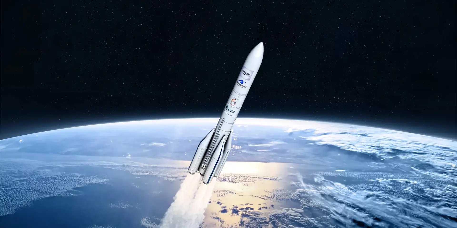 Иллюстрация ракеты Ariane 64 после запуска (Фото: Arianespace)