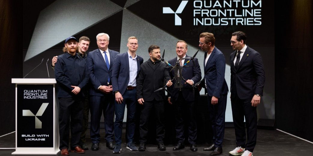 Зеленський відвідав перше німецько-українське спільне підприємство з виготовлення безпілотників (Фото: Офіс президента)