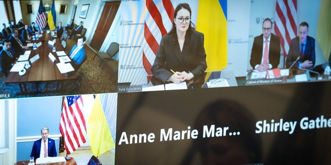 Перше засідання Американсько-Українського інвестиційного фонду відбудови, вересень 2025 (Фото: Юлія Свириденко | Премʼєр-міністр України / Telegram)