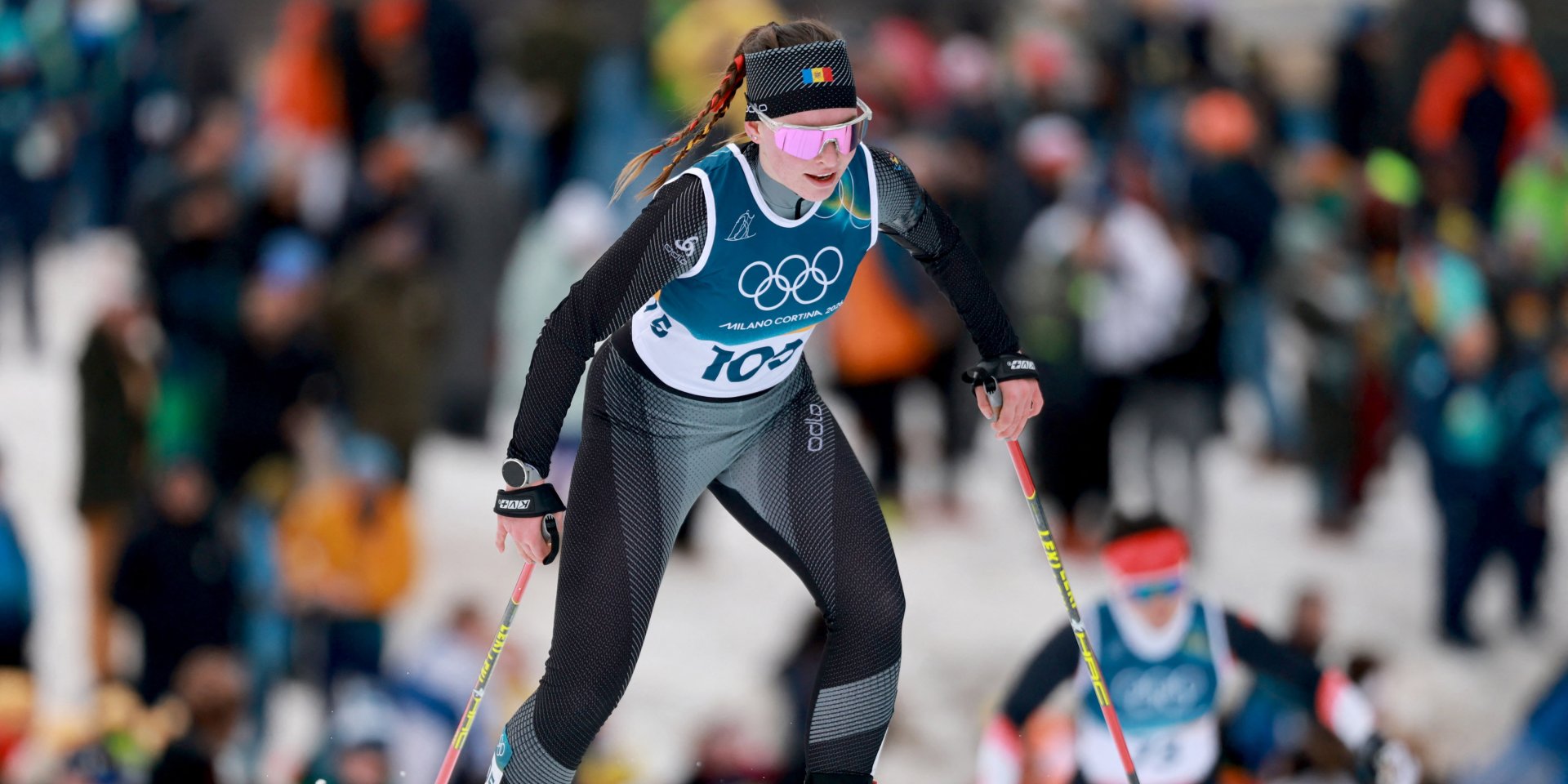 Єлизавета Хлусович під час олімпійських змагань (Фото: REUTERS/Stephanie Lecocq)