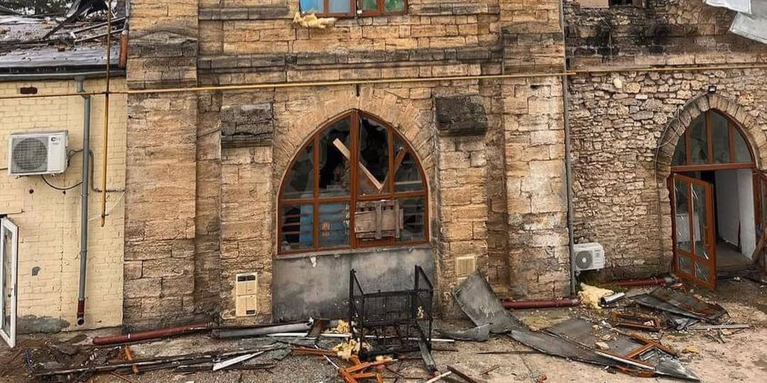 Destroyed Trubetskoi winery in Kherson Oblast (Photo: Instagram @stoicwinery)