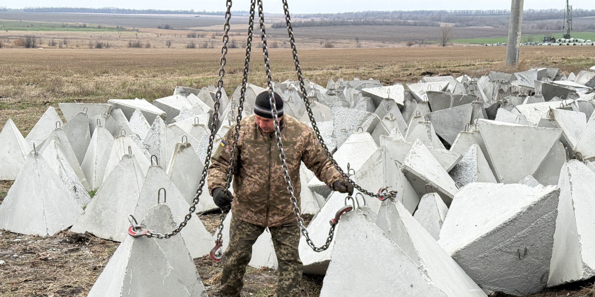 New fortifications construction in Donetsk Oblast, December 2025 (Photo: REUTERS/Stringer)