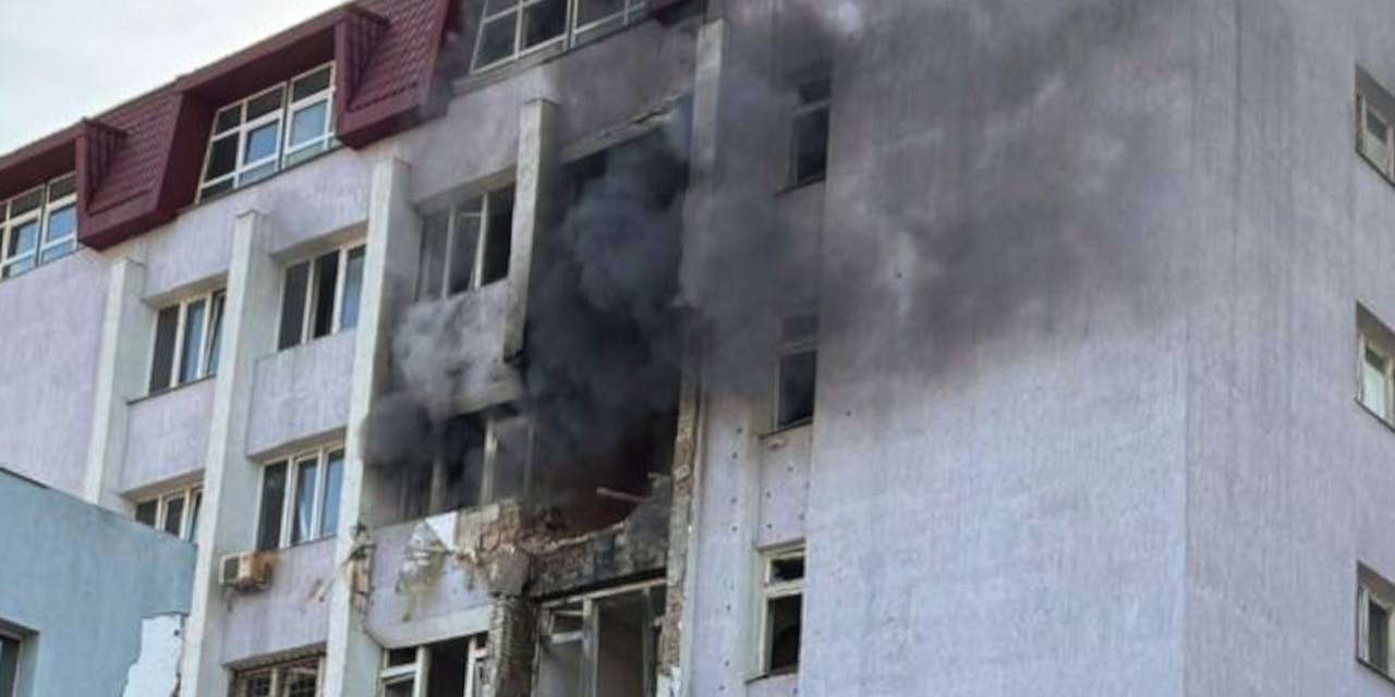The aftermath of the Russian strike on the center of Sumy, February 17 (Photo: Sumy OVA)