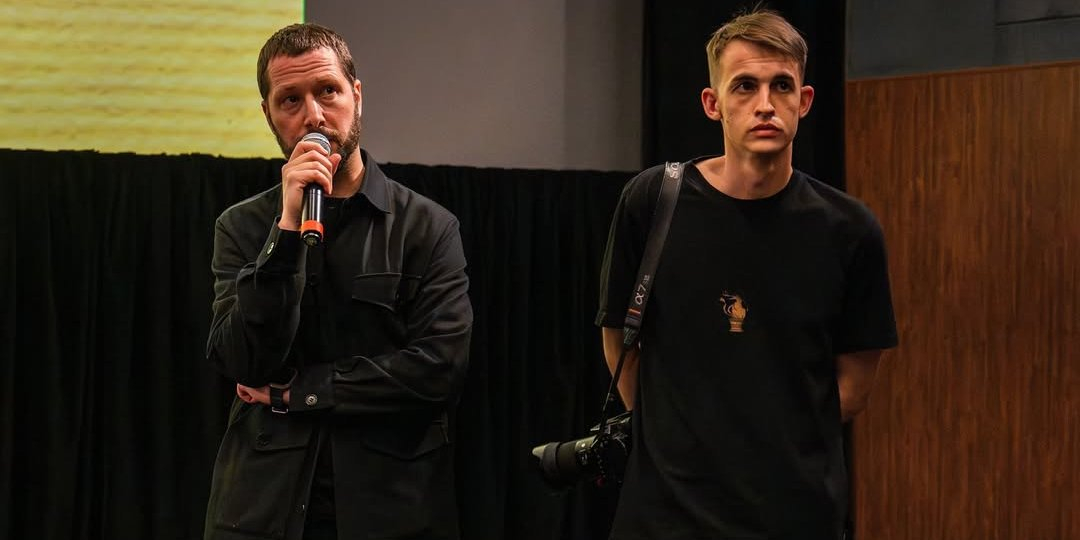 Ukrainian documentarian Mstyslav Chernov and photojournalist Alex Babenko won the George Polk Award (Photo: Serhii Khandusenko/Docudays UA)