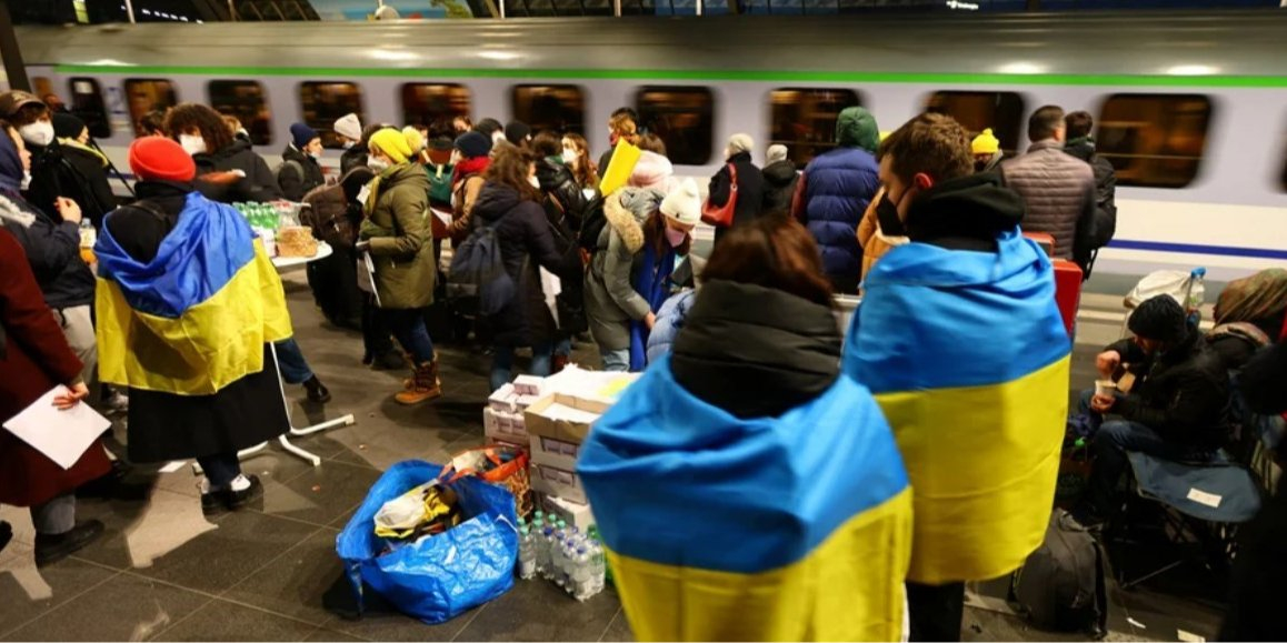 Ukrainian refugees arriving in Germany (Photo: Fabrizio Bensch/Reuters)