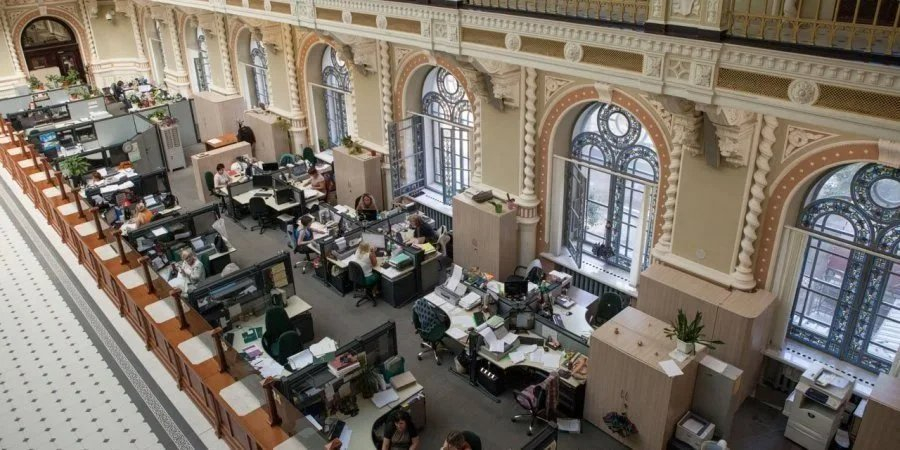 Interior of the National Bank of Ukraine (Photo: NBU / Flickr)