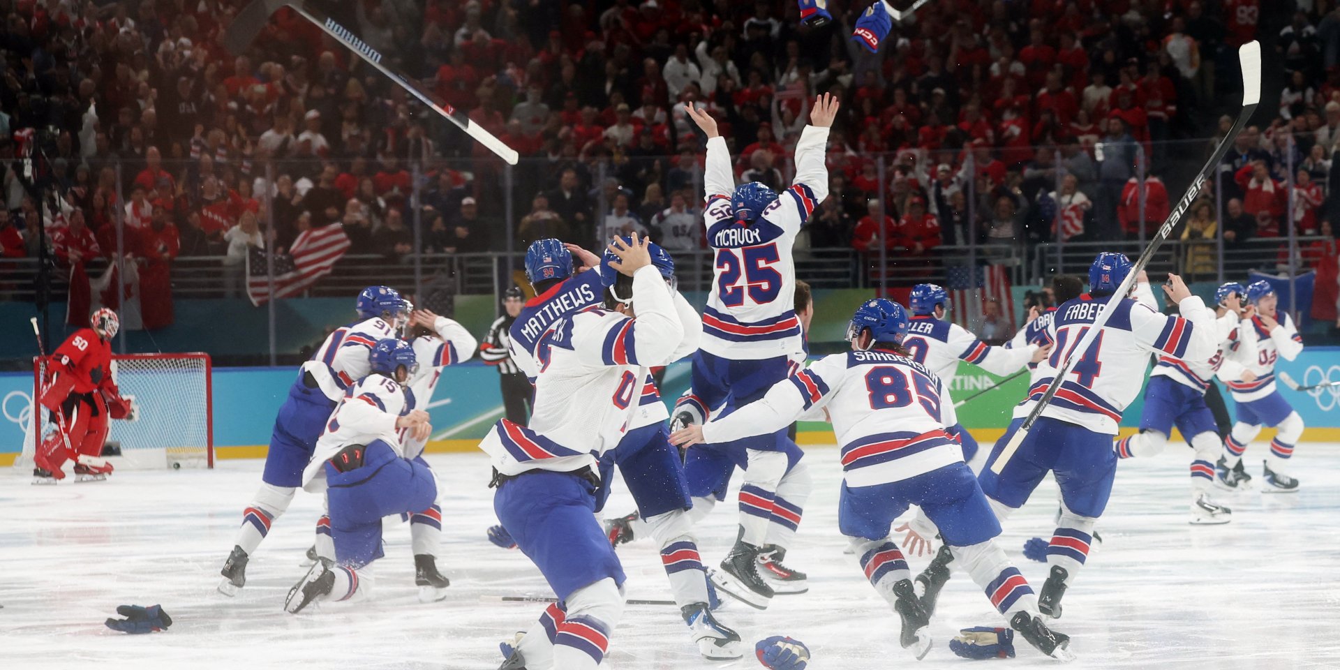 Збірна США виграла хокейний фінал (Фото: REUTERS/Mike Segar)