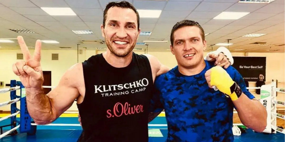 Владимир Кличко и Александр Усик ранее вместе спарринговали (Фото: instagram.com/usykaa)