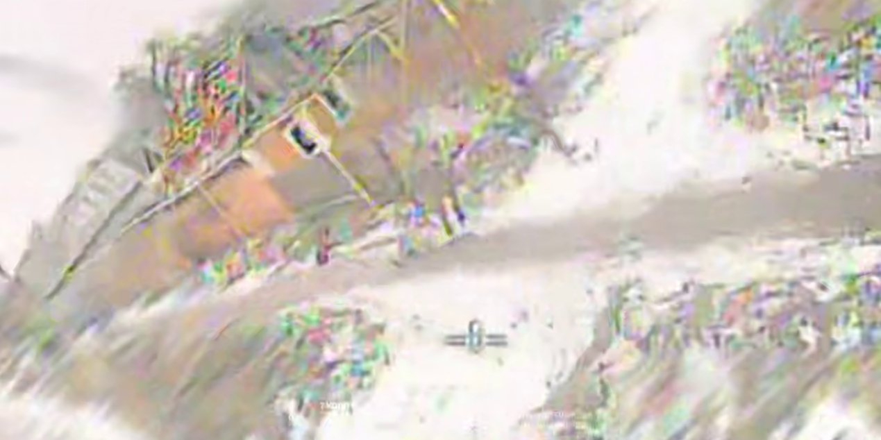 Ukrainian servicemembers strike Russian occupiers in Myrnohrad (Photo: Video screenshot / Air Assault Forces of Ukraine / Telegram)