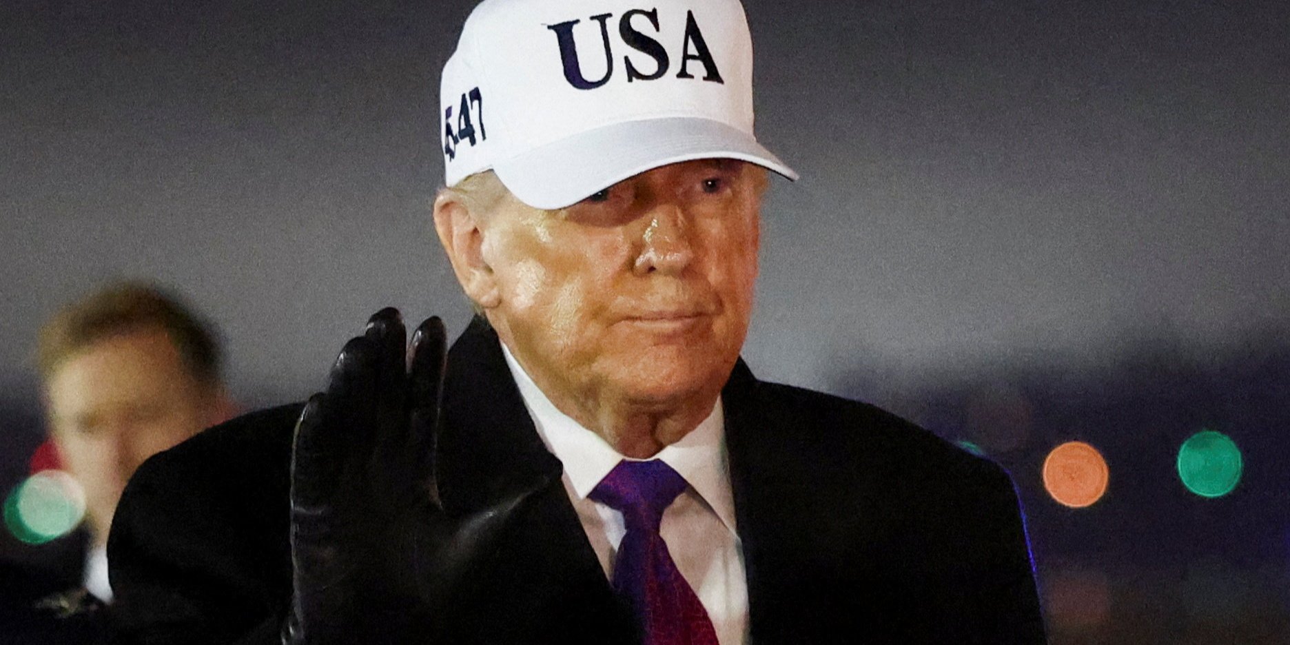 Президент США Дональд Трамп на базі Ендрюс у штаті Меріленд, США, 19 лютого 2026 року (Фото: REUTERS/Kevin Lamarque)
