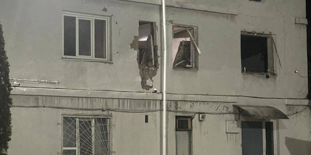 Damaged police building in Dnipro (Photo: Prosecutor's General Office/Telegram)
