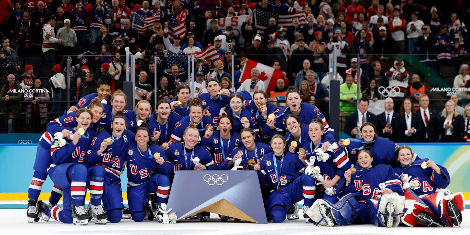 Женская сборная США по хоккею выиграла Олимпийские игры-2026 (Фото: REUTERS/David W Cerny)