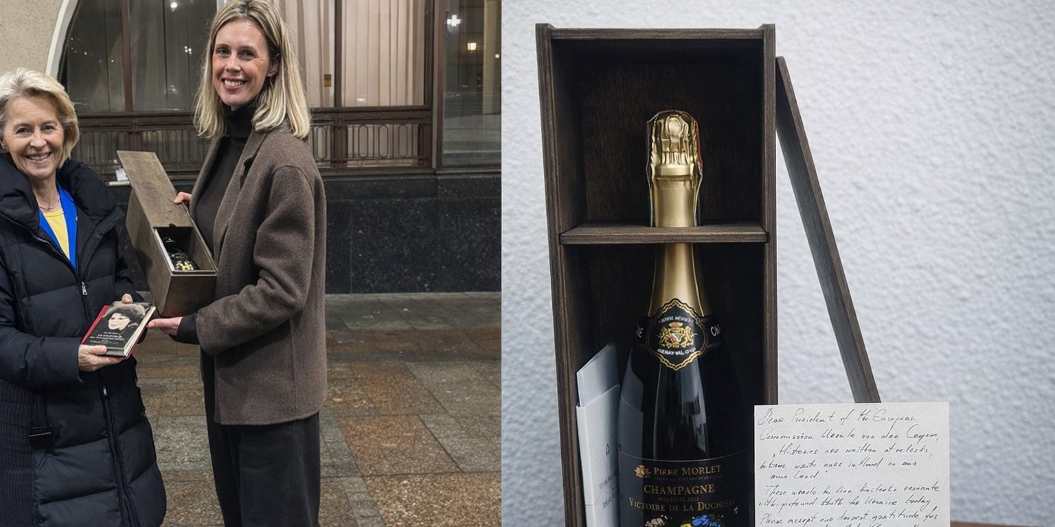 Президент Еврокомиссии Урсула фон дер Ляйен и Мария Дидковская, украинский ресторатор (Фото: instagram/mariia_didkovska)