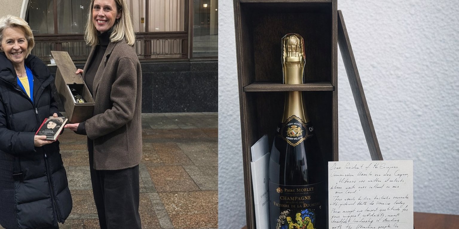 Президентка Єврокомісії Урсула фон дер Ляєн та Марія Дідковська, українська рестораторка (Фото: instagram/mariia_didkovska)
