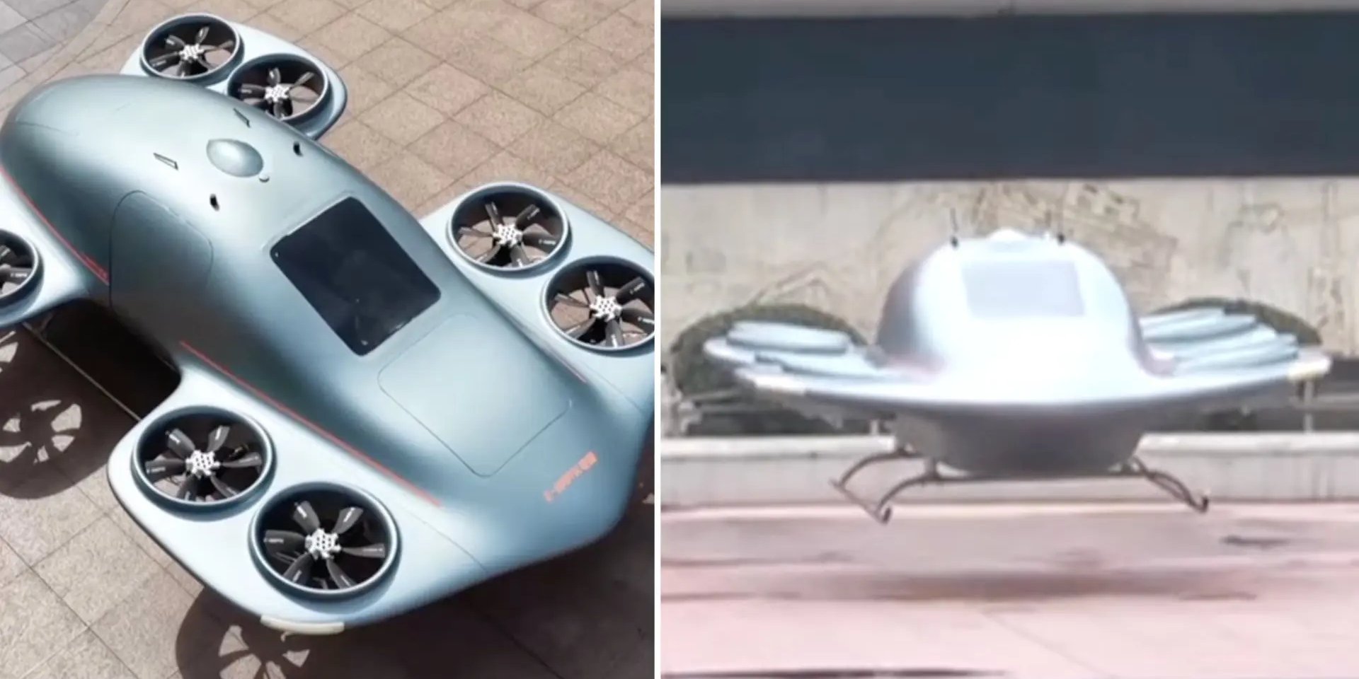 Максимальна вантажопідйомність eVTOL становить 450 кілограмів (Фото: CGTN/YouTube)