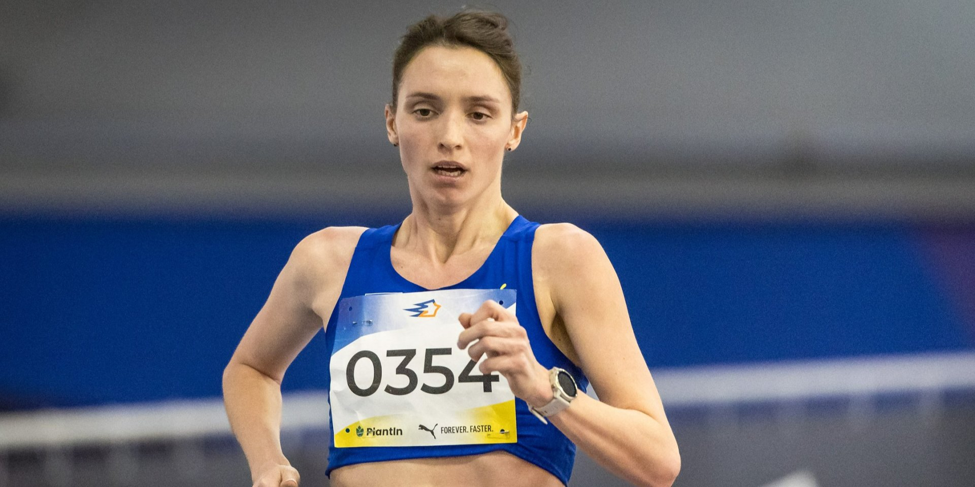 Liudmyla Olianovska at the Ukrainian Athletics Championships (Photo: Ukrainian Athletics Federation)