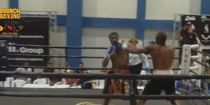 Поєдинок між Жаном-Луї й Техедою блискавично закінчився (Фото: x.com/BrunchBoxing)
