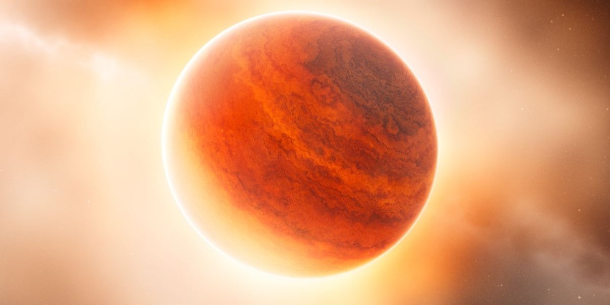 Иллюстрация газового гиганта в процессе формирования (Фото: ESO/L. Calçada)